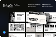 Black & White Fashion Keynote, a Presentation Template by SquidPixey (Thumbnail 1 of 7)