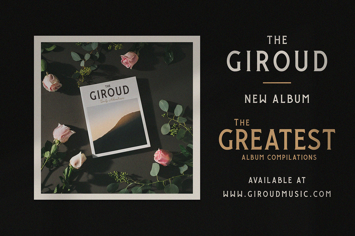 Giroud - Condensed Serif Font preview 8