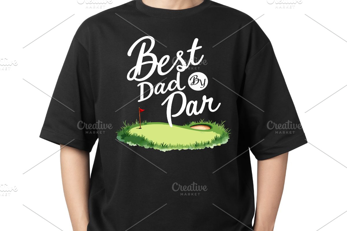 Best Dad by Par – Golf, Father's Day, an Illustration by Awieee1 (Photo 2 of 4)