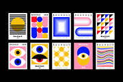 40 Bauhaus Posters Vector Set, a Poster Template by PixelMind (Thumbnail 8 of 8)