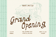 Golden Sunset - Whimsical Font, a Handwritten Font by ™Creasi (Thumbnail 2 of 6)