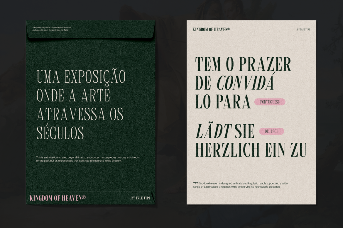 TRT Kingdom Heaven Serif Family, a Serif Font by truetype (Photo 15 of 15)