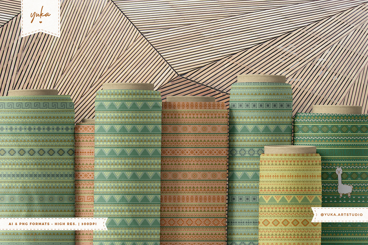 Aztec Pattern • • BUNDLE, a Pattern Graphic by Yuka Baby (Photo 7 of 9)