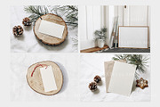 Green Christmas mockup bundle, a Stationery Template by Tabita's shop (Thumbnail 8 of 10)