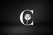 Minimalist Letter C with Rose Logo, a Branding & Logo Template by Luxury Logos (Thumbnail 2 of 4)
