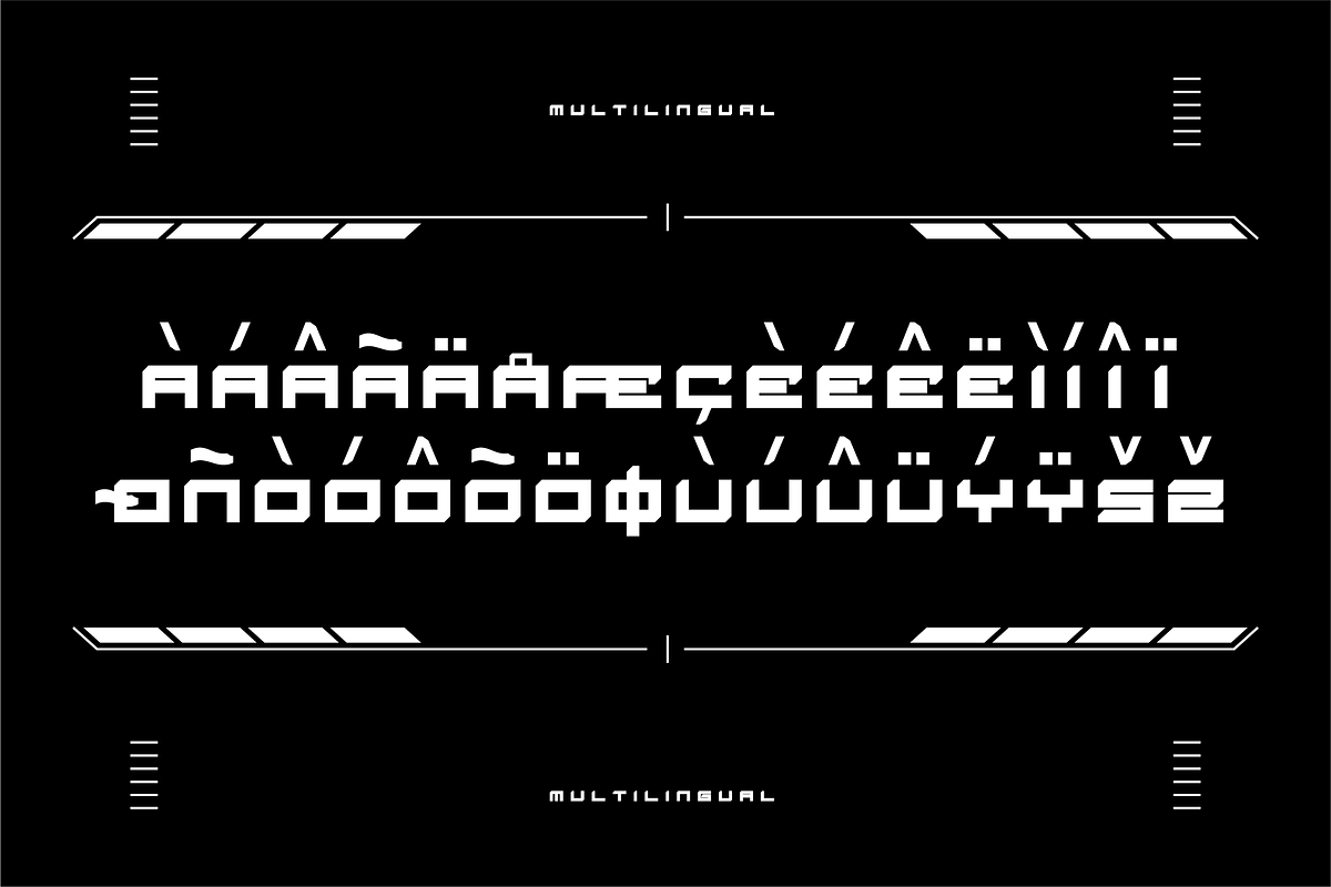 Tyxor - Futuristic Display Font, a Sans Serif Font by Typeagle (Photo 4 of 9)