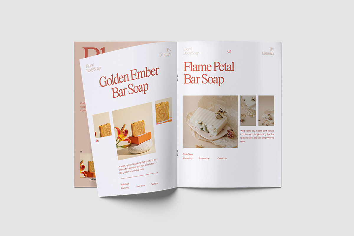 Aesthetic Product Look Book Template preview 7