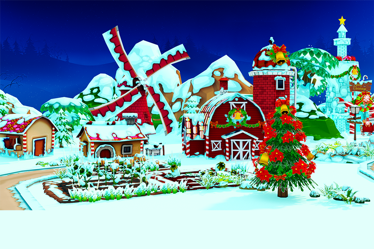 Cartoon Christmas Farm, an Environmental 3D Model by Souchenki (Photo 3 of 29)