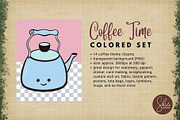 Coffee Time - Colored Set, a Food Illustration by shielscreations (Thumbnail 3 of 4)