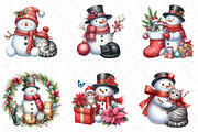 Christmas Snowman with Cats, an Illustration by DreamPrint404 (Thumbnail 3 of 5)