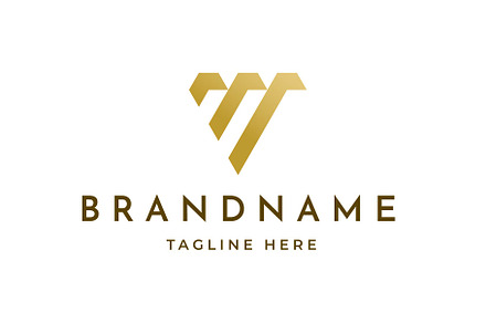 Letter V Monogram Logo, a Branding & Logo Template by BlackSweet_Studio