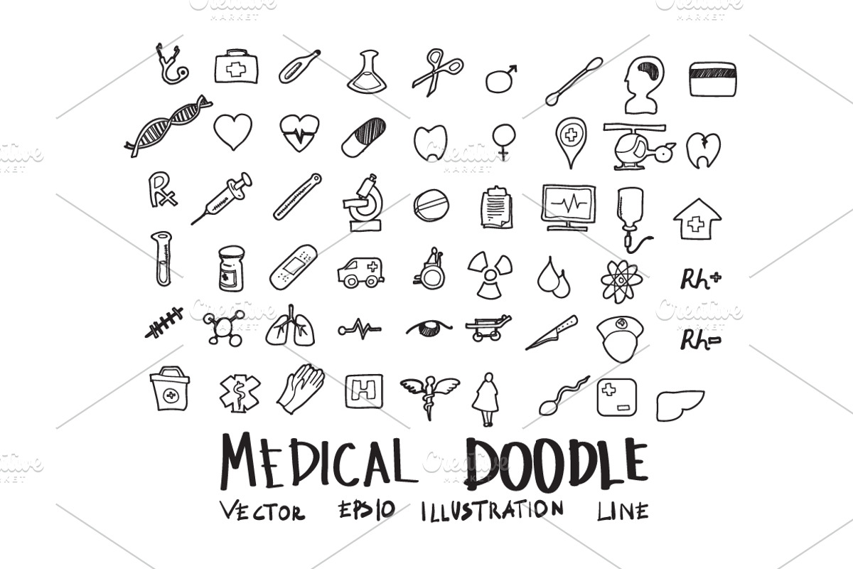 871 Hand Draw doodle icons set, an Outline Icon by TKDoodle (Photo 17 of 19)