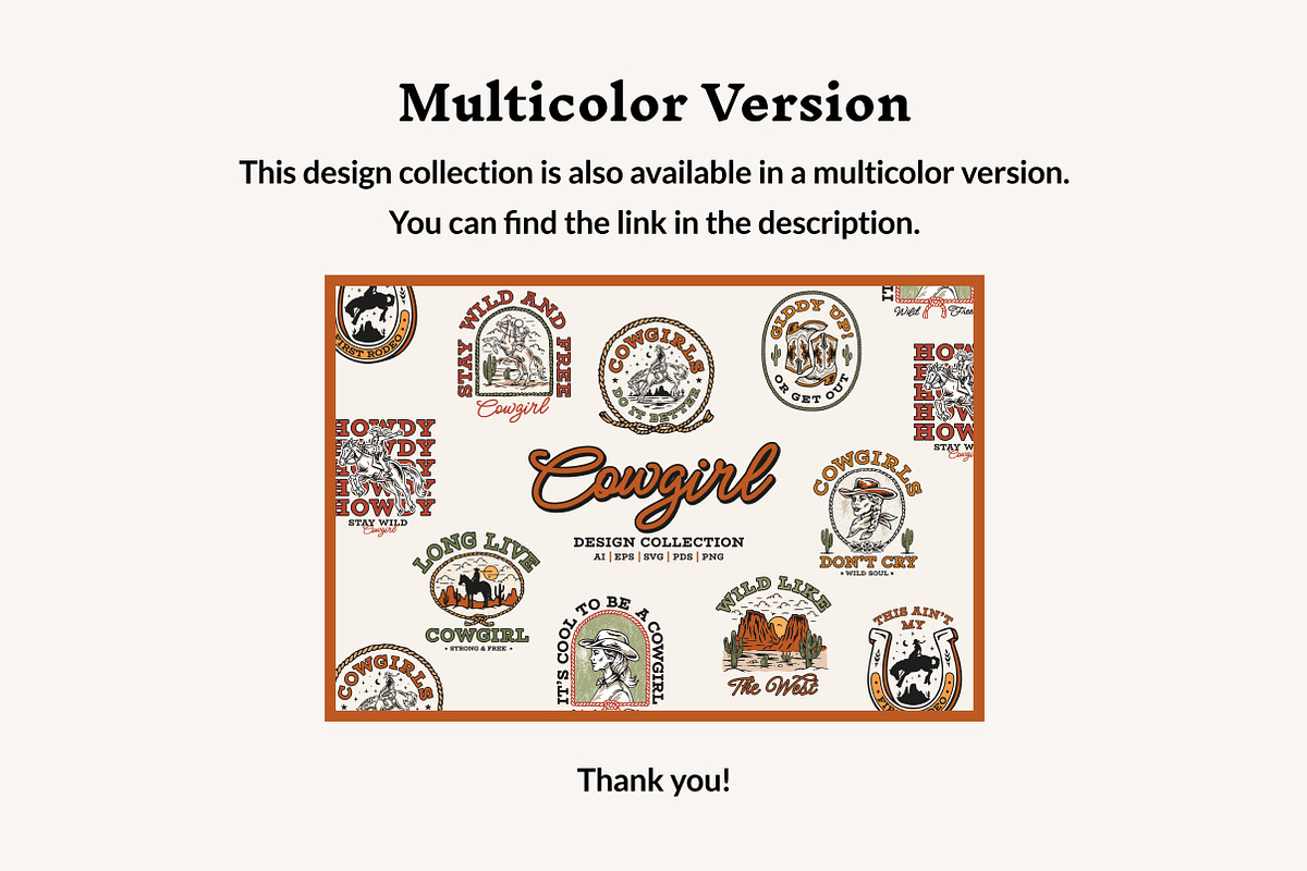 Cowgirl Design Collection - Mono, a Branding & Logo Template by cd-design.co (Photo 9 of 9)