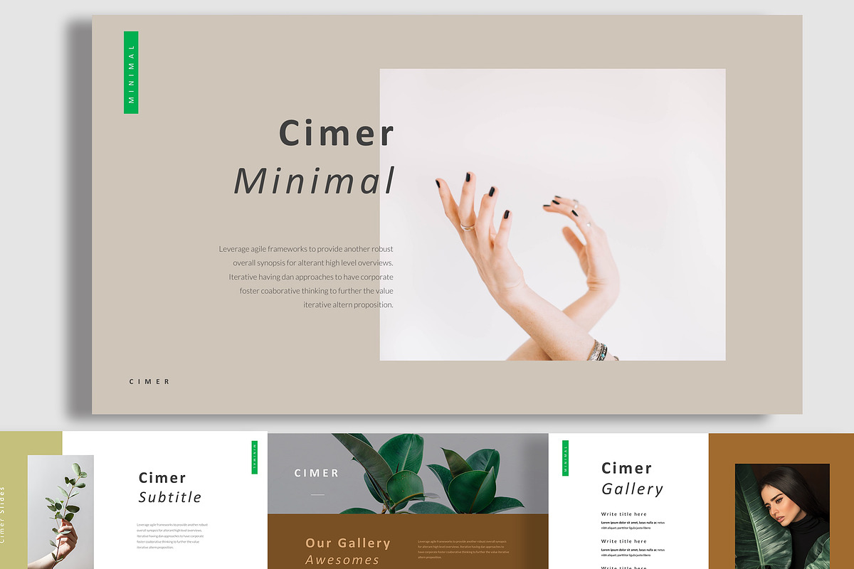Cimer Creative Keynote, a Presentation Template by Infinity Vector Studio (Photo 2 of 5)