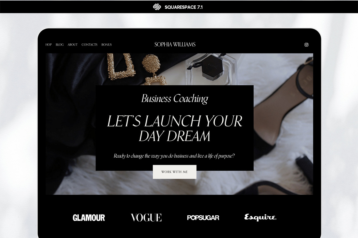 Squarespace Template Coach, a Squarespace Template by Presentibox (Photo 14 of 14)