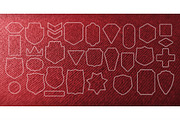 Chain Shield & Badges, an Object Graphic by pixelpines (Thumbnail 5 of 5)