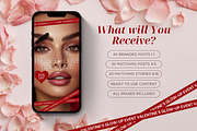 Brows & Lashes Instagram Templates, a Social Media Template by DesignsbyMariaStudio (Thumbnail 2 of 10)