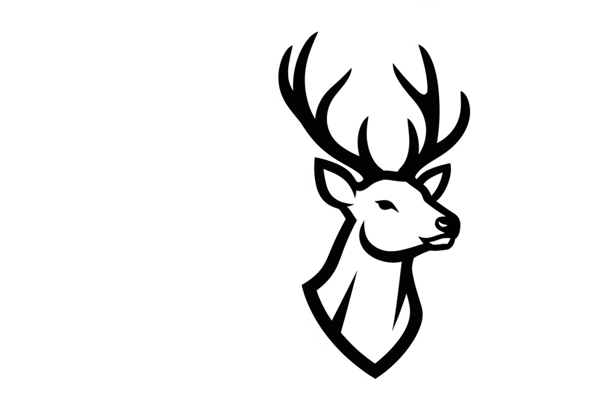 deer head wall mount silhouette, an Illustration by Amazin_art (Photo 18 of 51)