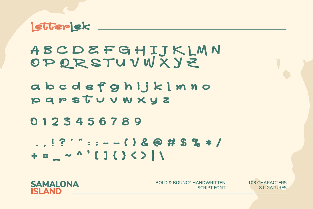 Samalona Handwritten Script Font, a Script Font by Font De Rico (Photo 5 of 7)