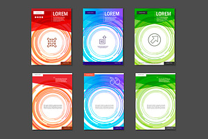 Set Brochures Templates