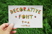 Decorative Fun Font, a Symbol Font by Lana Samokhina (Thumbnail 1 of 5)