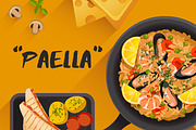 Big Set of Mediterranean Cuisine, an Object Graphic by Daraon (Thumbnail 3 of 5)