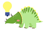 Back to School Dinosaur Clipart, an Education Illustration by the_myro (Thumbnail 6 of 9)