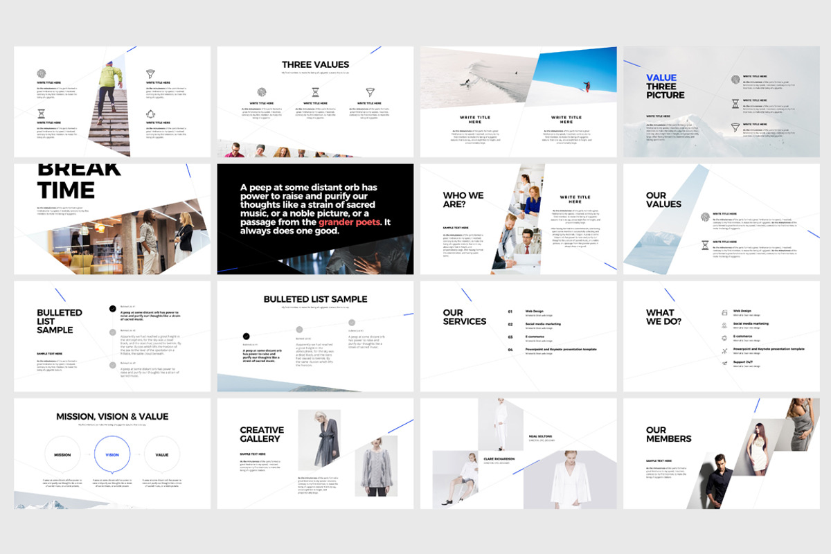 NOVA Powerpoint template, a Presentation Template by ShapeSlide