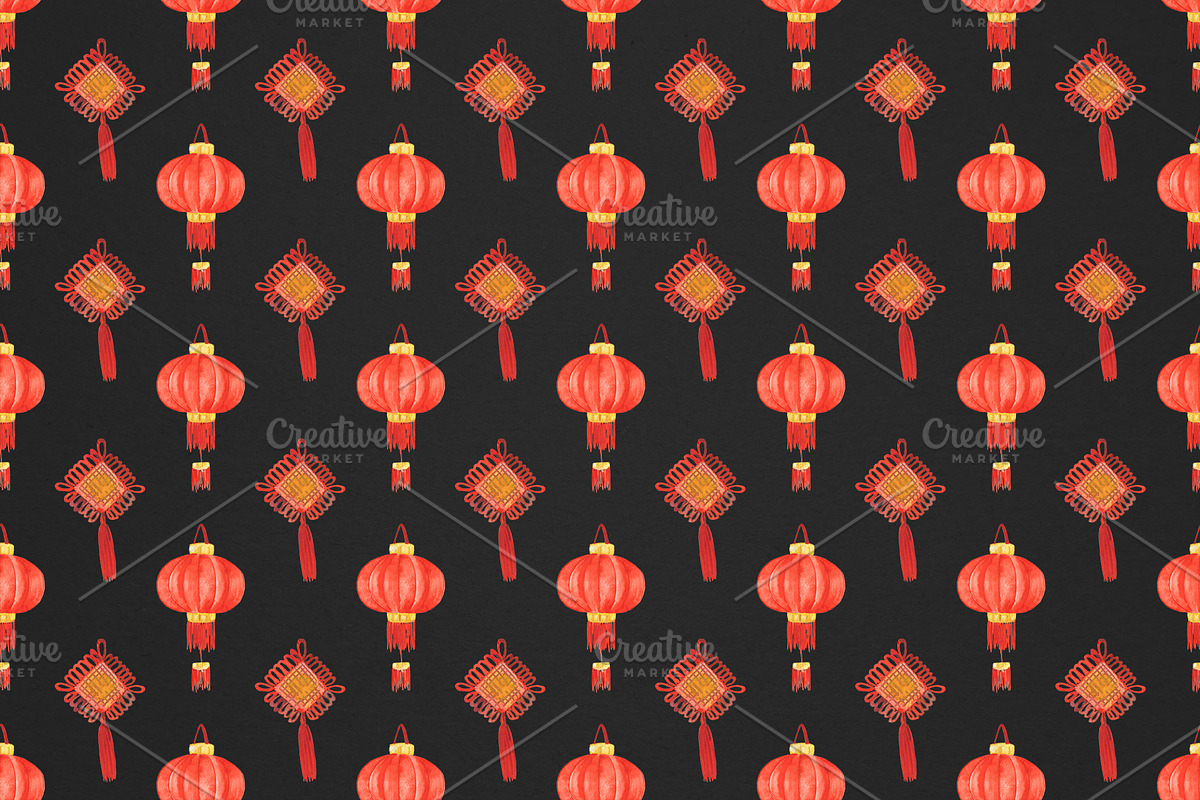 China. Watercolor collection, a Decorative Illustration by Maria's little shop (Photo 10 of 11)