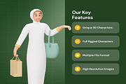 Muslim Ramadan 3D Character, an Object 3D Model by Lumina_ui_ux202 (Thumbnail 2 of 6)