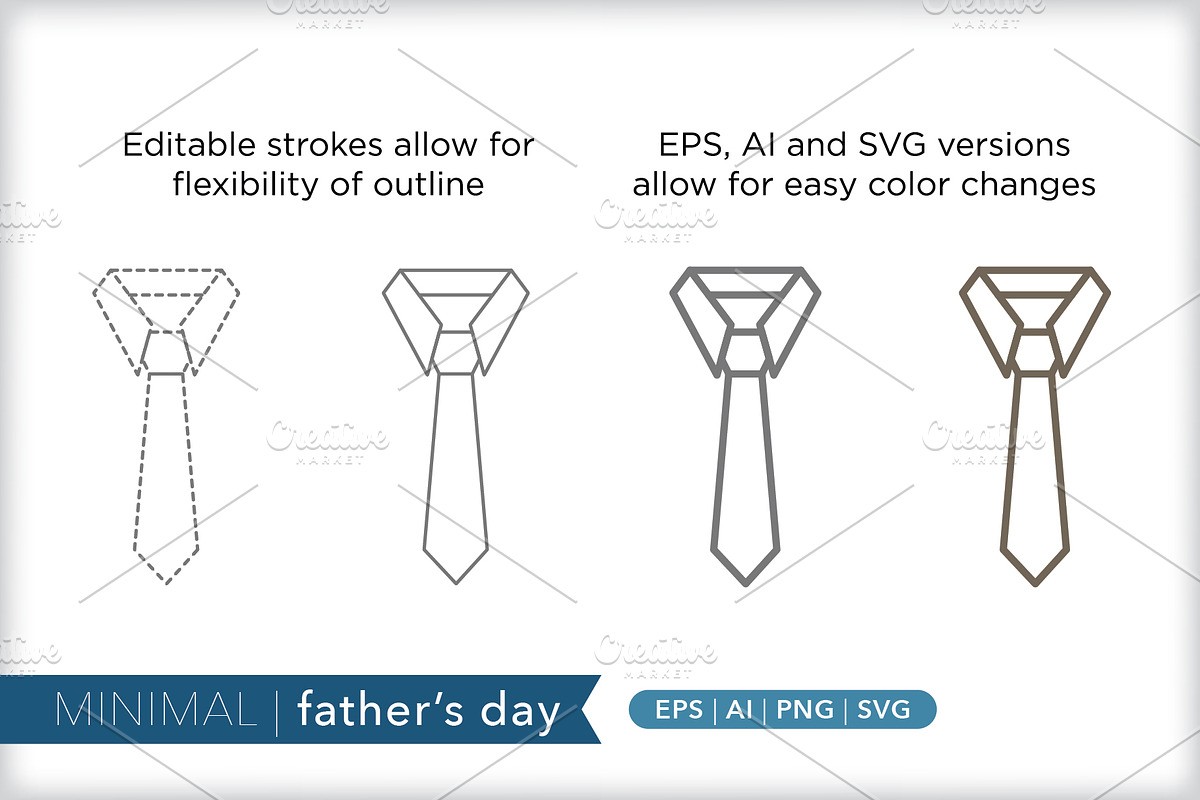 Minimal father's day icons, an Outline Icon by Picture Window (Photo 5 of 5)