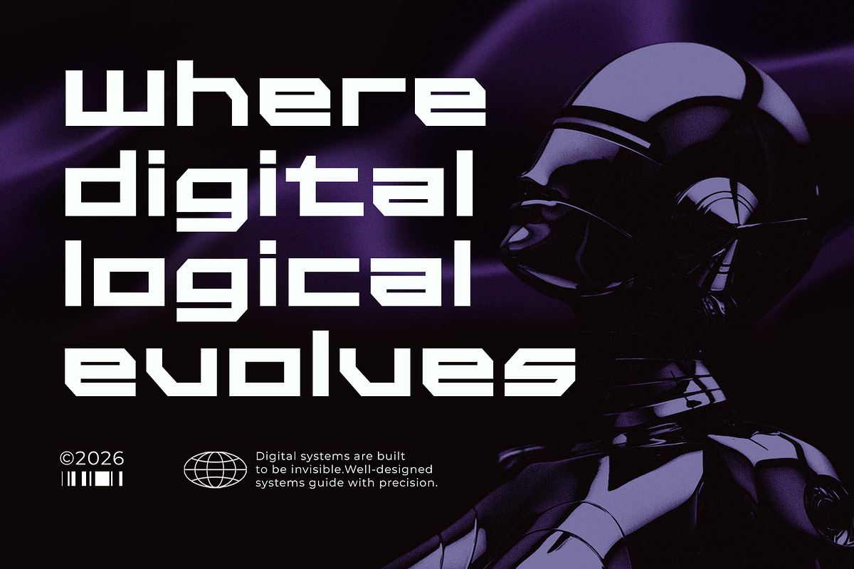 Wild Cyber - Modern Futuristic Font, a Sans Serif Font by Typia Nesia (Photo 4 of 11)