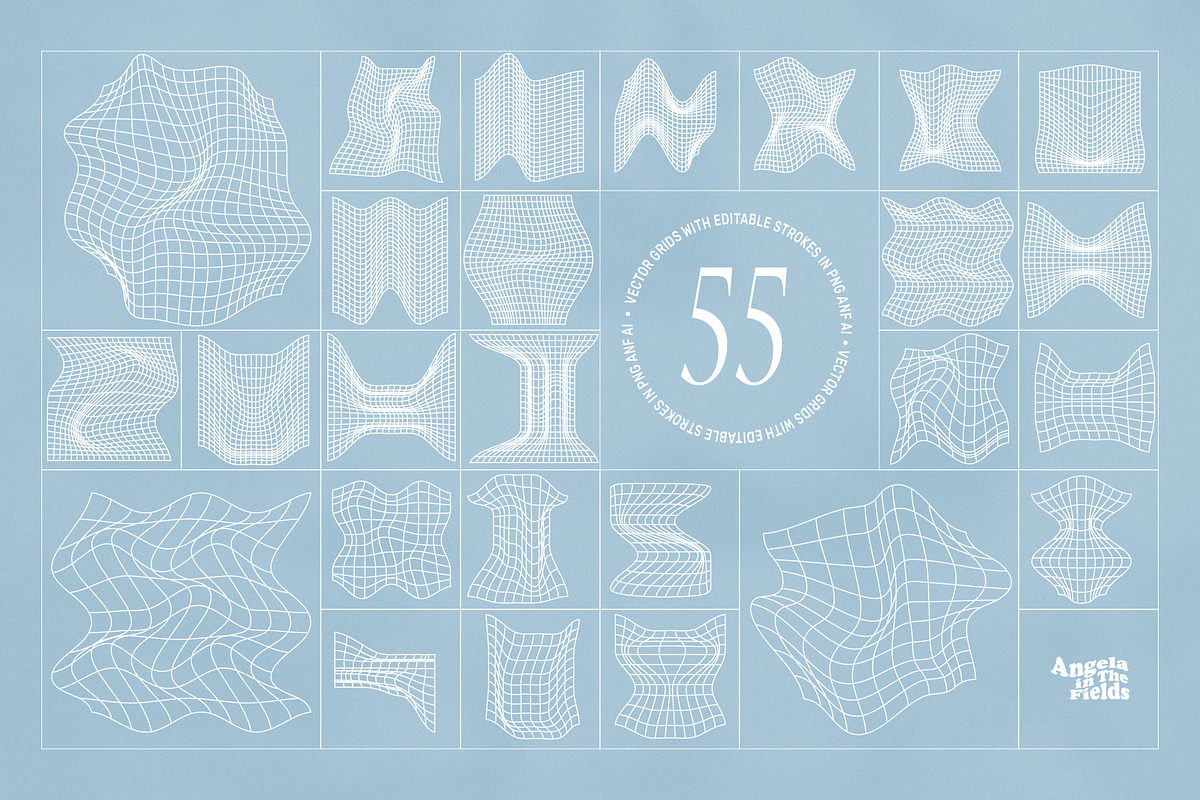 3D Loops & Grids, an Object Graphic by angelainthefields (Photo 7 of 10)