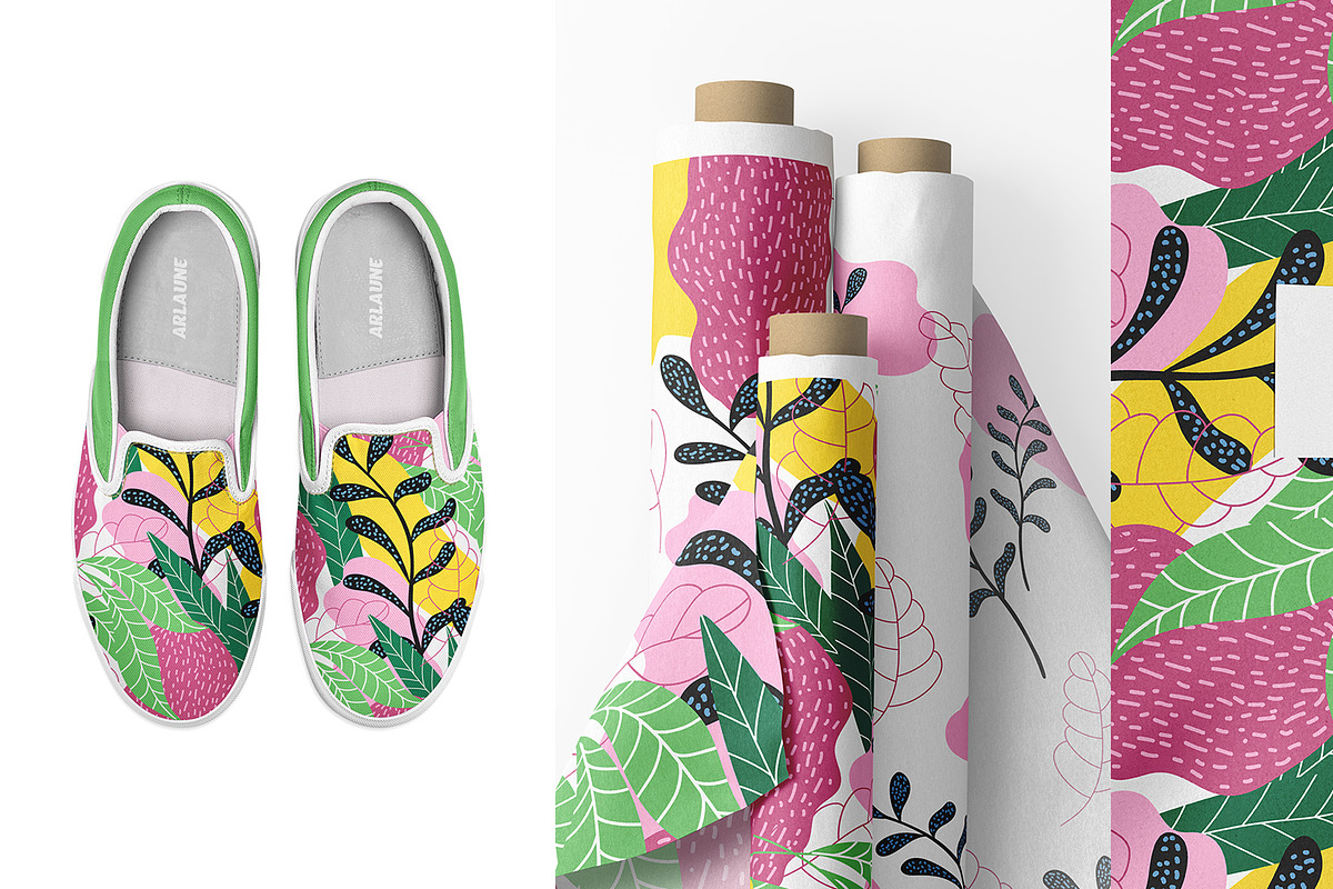 Abstract Botanical Scandinavian Set, a Pattern Graphic by Asya Melkonyan Patterns (Photo 11 of 12)