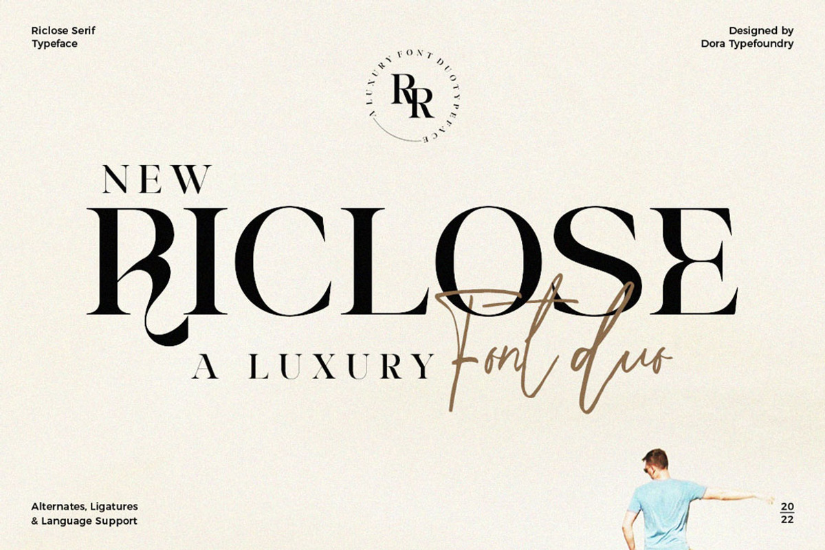 Riclose Font Duo, a Serif Font by Dora Typefoundry (Photo 29 of 29)