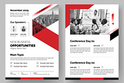 Business Conference Agenda Flyer, a Flyer Template by ContestDesign (Thumbnail 1 of 3)