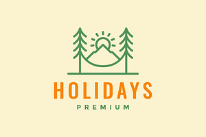 mountain outdoor adventure logo, a Branding & Logo Template by devastd
