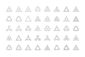 Logo Creator Triangle Shapes Edition