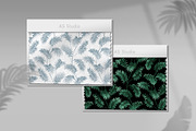 Tropical leaves. Foliage design., a Pattern Graphic by Anna Smirnova (Thumbnail 2 of 6)