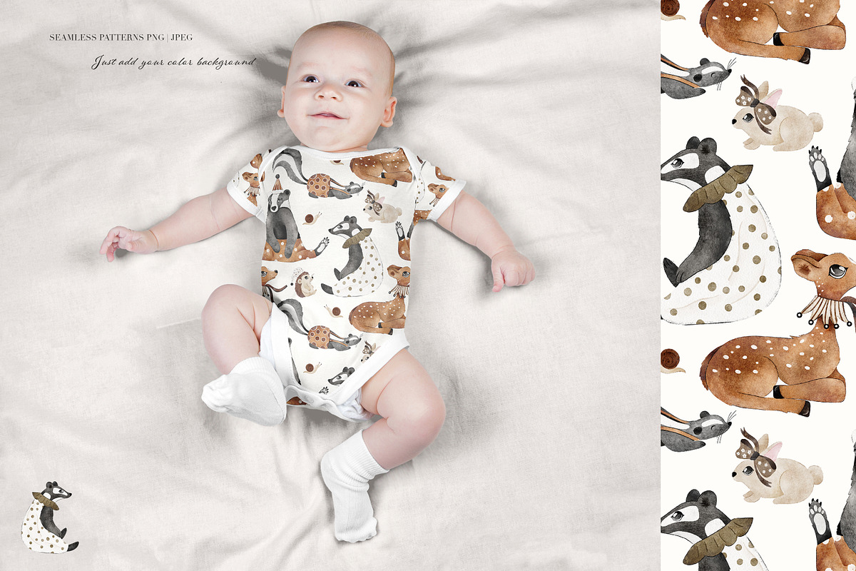 Magic Woodland Friends Collection, an Animal Illustration by Pati Paints (Photo 4 of 19)