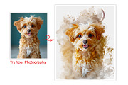 Custom Watercolor Pet Template, an Action Add-On by MRI STUDIO (Thumbnail 6 of 23)