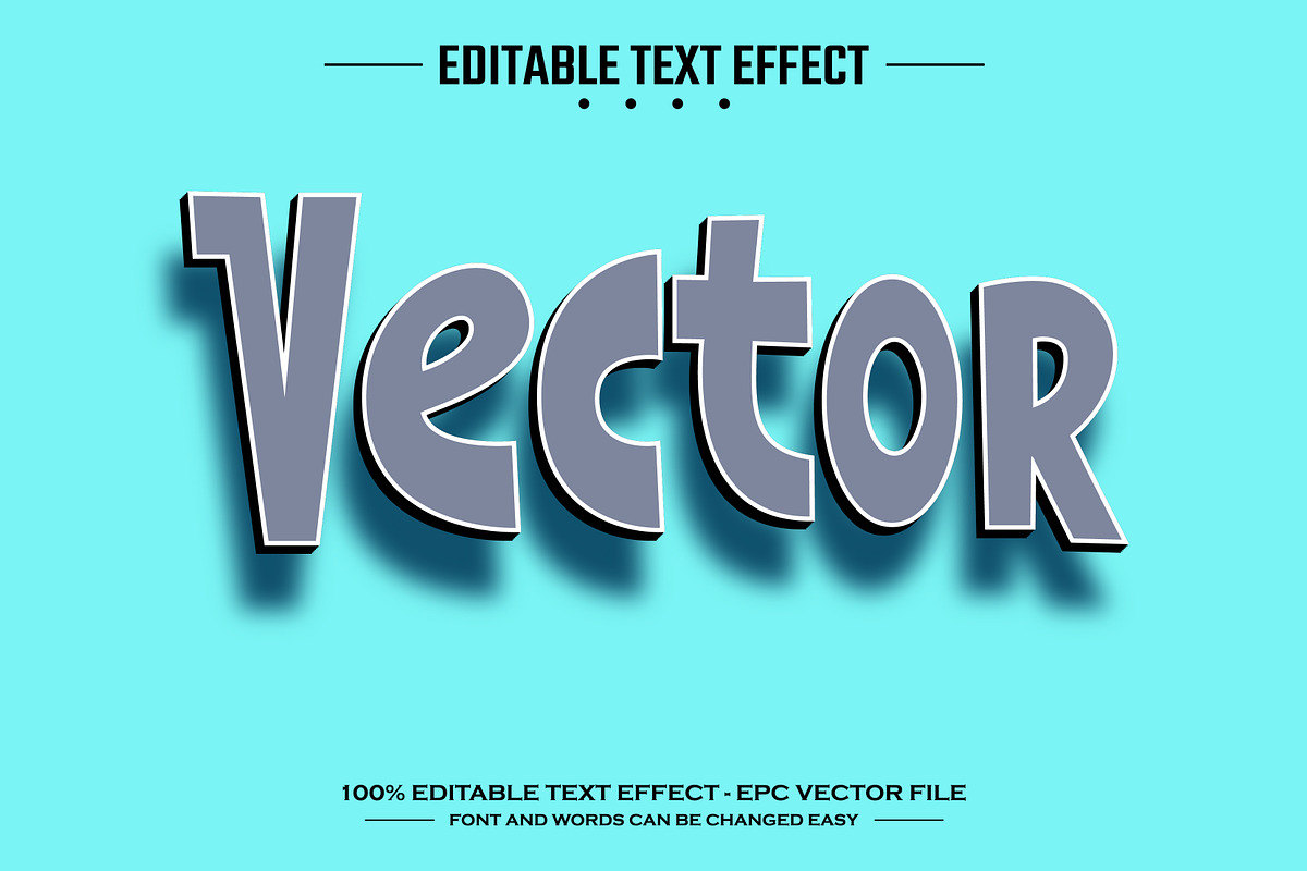 Omg 3D editable text effect template, a Layer Style Add-On by nicemorning (Photo 2 of 3)