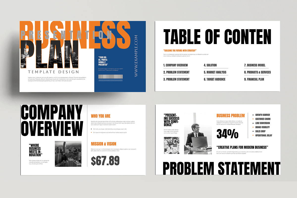 Business Plan Presentation Template, a Presentation Template by MightyDesign (Photo 2 of 7)