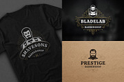27 Barbershop Logotypes, a Branding & Logo Template by Vasya Kobelev (Thumbnail 6 of 10)