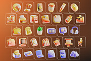 Office Tools 3D Icon Pack, an Object 3D Model by Haps Space (Thumbnail 4 of 4)