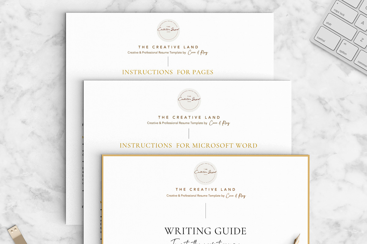 Resume/CV - The Nicole, a Resume Template by CreativeLandStudio (Photo 8 of 9)