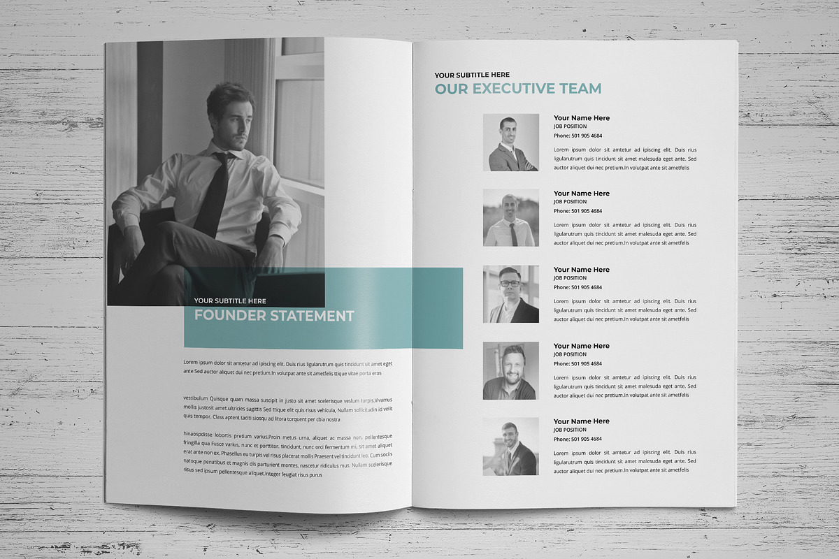 Project Proposal Brochure, a Brochure Template by SamiSimply7 (Photo 6 of 10)