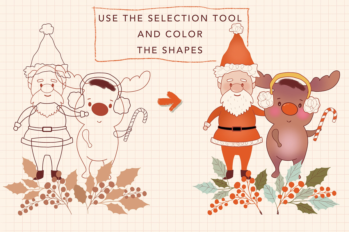 Gnomes Drawing Toolkit, a Brush Add-On by Rosangela Curti (Photo 10 of 13)