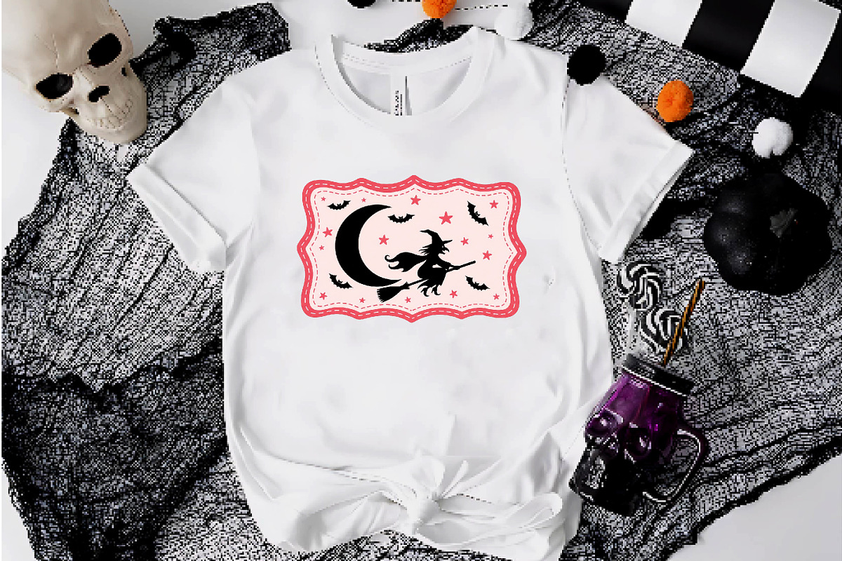 Halloween Witch Hand-Drawn Frame Png, an Illustration by Dream Creation (Photo 2 of 5)