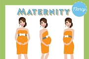 Maternity Pregnant Portrait Creator, a Person Illustration by Lauren Lesley Studio (Thumbnail 28 of 45)